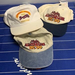 Vintage Braves Hat Lot
